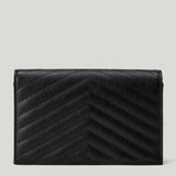 Saint Laurent Cassandre envelope chain wallet