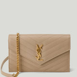 Saint Laurent Cassandre envelope chain wallet