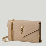 Saint Laurent Cassandre envelope chain wallet
