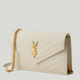 Saint Laurent Cassandre envelope chain wallet