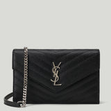 Saint Laurent Cassandre envelope chain wallet