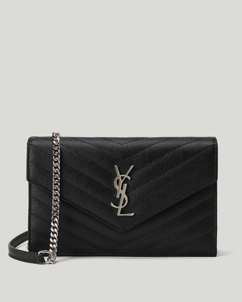 Saint Laurent Cassandre envelope chain wallet