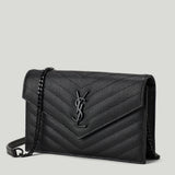 Saint Laurent Cassandre envelope chain wallet