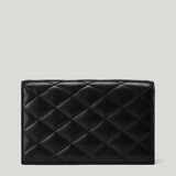 Saint Laurent Paris grain de poudre leather chain wallet