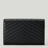 Saint Laurent Cassandre Envelope small leather wallet on chain