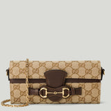 GUCCI Horsebit chain wallet