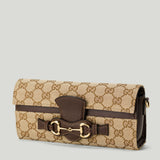 GUCCI Horsebit chain wallet