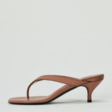 Miu Miu Satin kitten-heel thong sandals