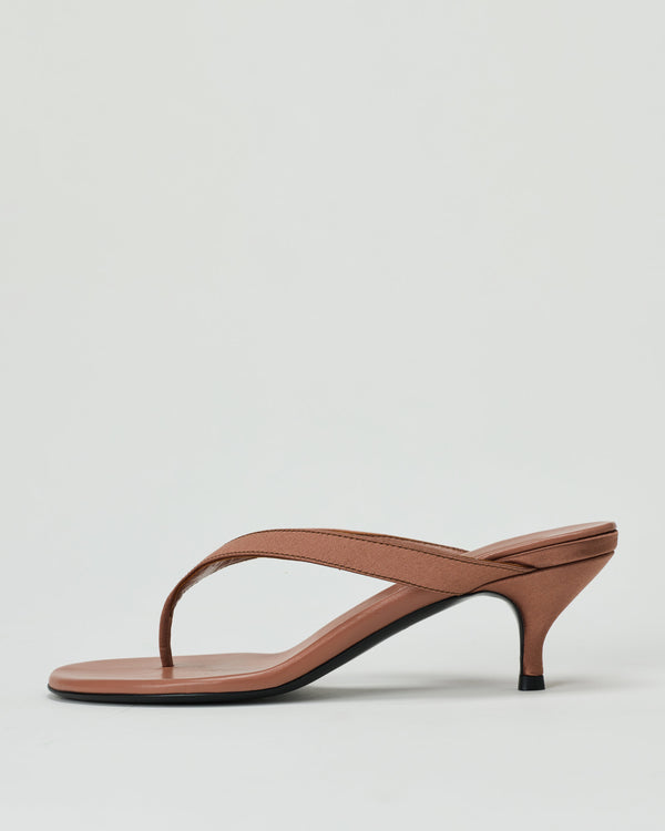 Miu Miu Satin kitten-heel thong sandals