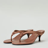 Miu Miu Satin kitten-heel thong sandals
