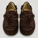 Miu Miu Faded suede deck shoes