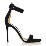 Gianvito Rossi Portofino 85 suede sandals