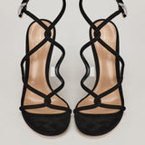 Gianvito Rossi Jungle Mamba 105 suede sandals