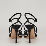 Gianvito Rossi Jungle Mamba 105 suede sandals
