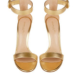 Gianvito Rossi Portofino 85 metallic leather sandals