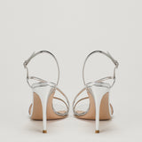 Gianvito Rossi Manhattan mirrored leather sandals