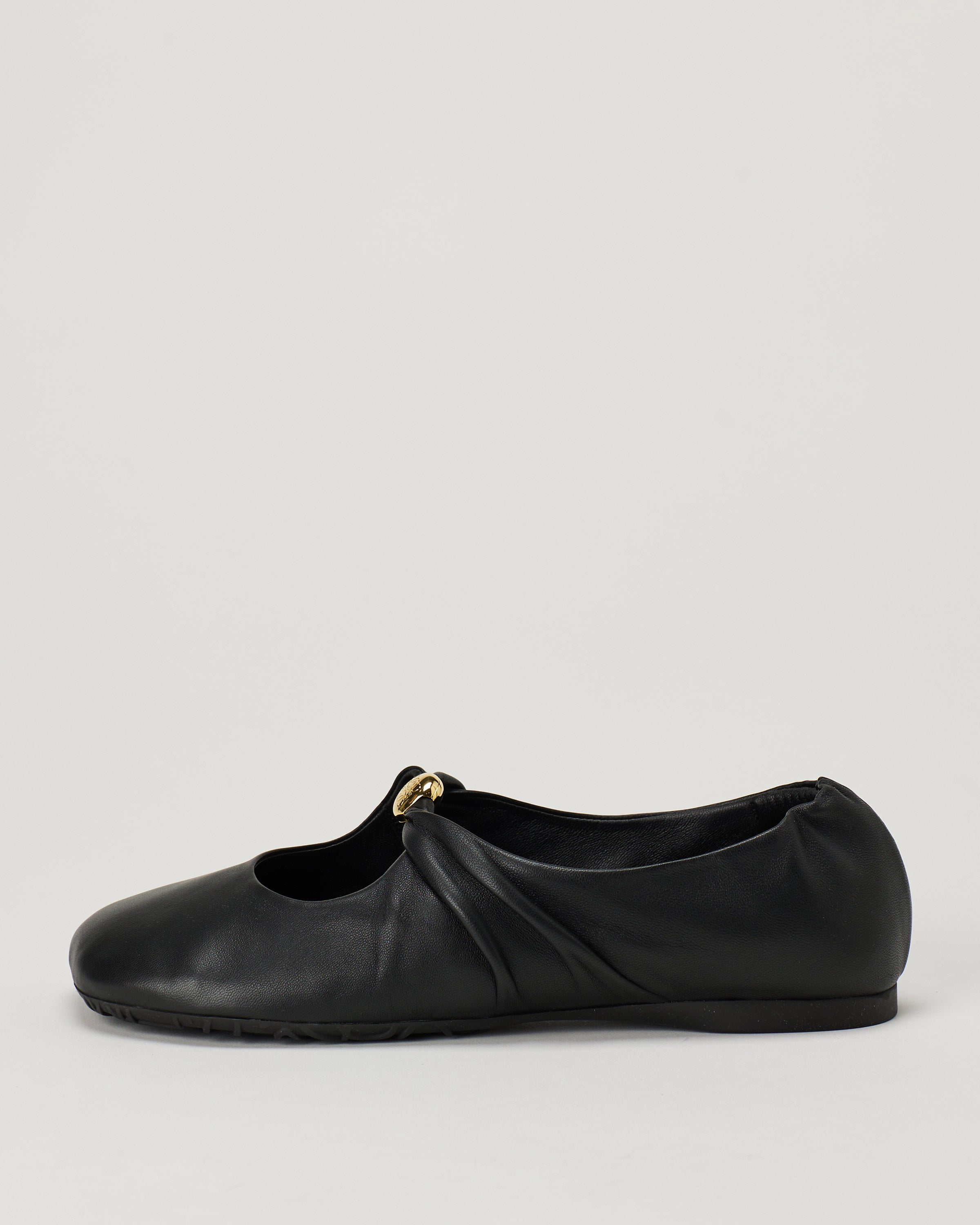 Loewe Pbble soft leather ballerinas – Luisa World