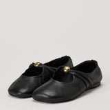 Loewe Pbble soft leather ballerinas