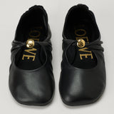 Loewe Pbble soft leather ballerinas