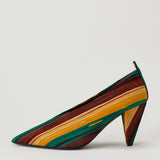 Loewe Origami suede pumps