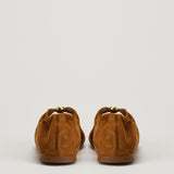 Loewe Pebble soft suede ballerinas