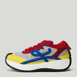 Loewe Pogo technical knit and suede sneakers