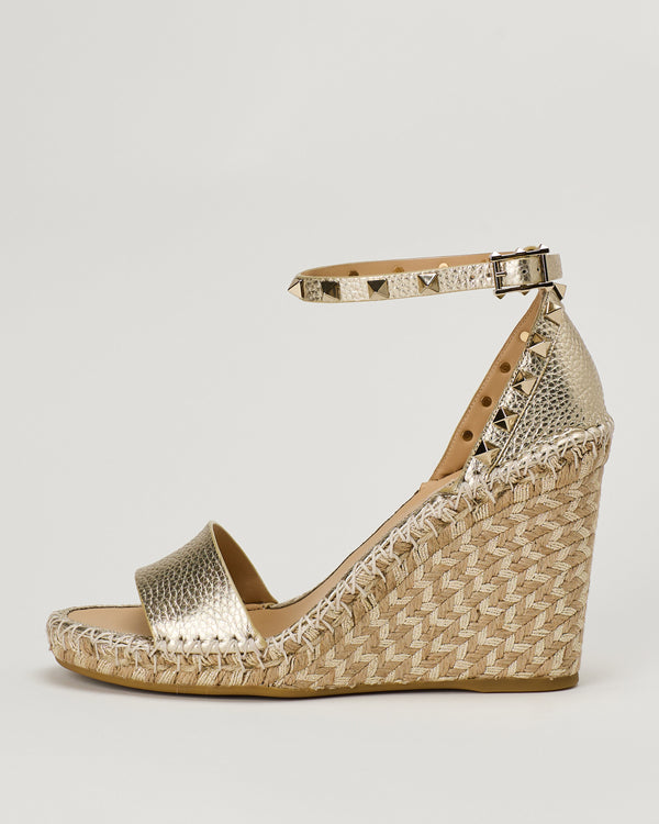 Valentino Garavani Double Rockstud espadrille wedges