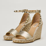 Valentino Garavani Double Rockstud espadrille wedges