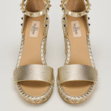 Valentino Garavani Double Rockstud espadrille wedges