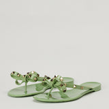 Valentino Garavani Rockstud rubber flip flops