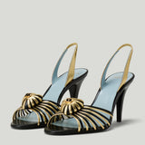 Valentino Garavani Coeur Royal 85 embellished leather sandals