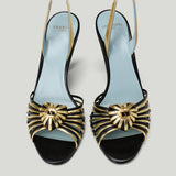 Valentino Garavani Coeur Royal 85 embellished leather sandals