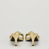 Valentino Garavani Royal 75 metallic leather mules