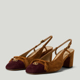 Valentino Garavani Valet Du Roi leather slingback pumps