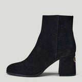 Valentino Garavani Suede fawcette ankle boots 75