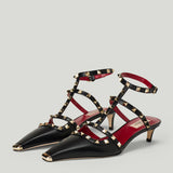 Valentino Garavani Rockstud Leather Slingback Pumps