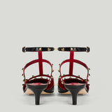 Valentino Garavani Rockstud Leather Slingback Pumps