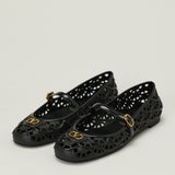 Valentino Garavani Ondette rubber ballerinas
