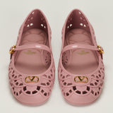 Valentino Garavani Ondette rubber ballerinas