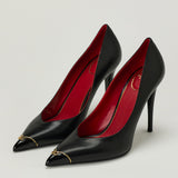 Valentino Garavani Heartip leather pumps
