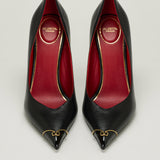 Valentino Garavani Heartip leather pumps
