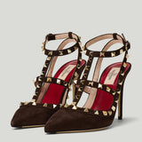 Valentino Garavani Rockstud suede pumps