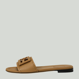Fendi Baguette leather slides