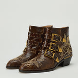 Chloé Susanna studded buckle strap ankle boots