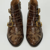 Chloé Susanna studded buckle strap ankle boots
