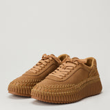 Chloé Nama hand-stitched suede sneakers