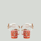 Dolce & Gabbana Stone-embroidered leather sandals