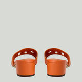 Dolce & Gabbana Logo leather mules