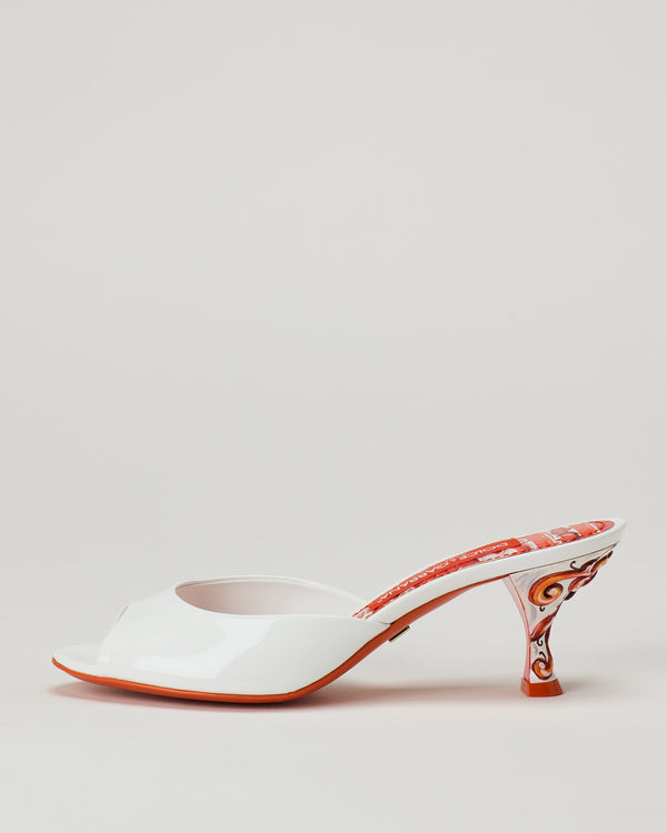Dolce & Gabbana Patent leather mules