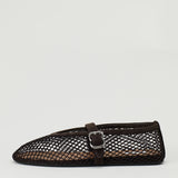 Alaïa Fishnet ballet flats